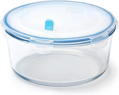 Vista 8 de NUTRIUPS Recipientes de vidrio para preparación de comidas de 54OZ/54.1 fl oz con tapas, contenedores de almacenamiento de alimentos, recipiente