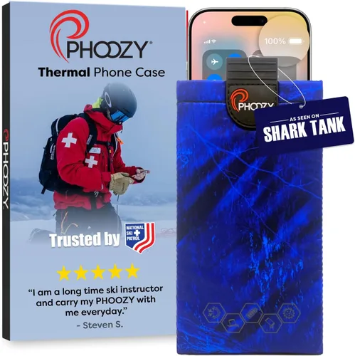 Vista 9 de PHOOZY XP3 Funda Térmica Ultra-Resistente para Teléfono para Frío Extremo Funda Aislada para Teléfono Extiende la Vida de la Batería 4X Equipo