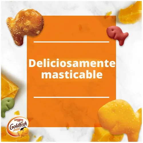Vista 4 de Goldfish Crackers Big Smiles con galletas Cheddar, Colors y Pretzel, paquetes de aperitivos, caja de 30 CT