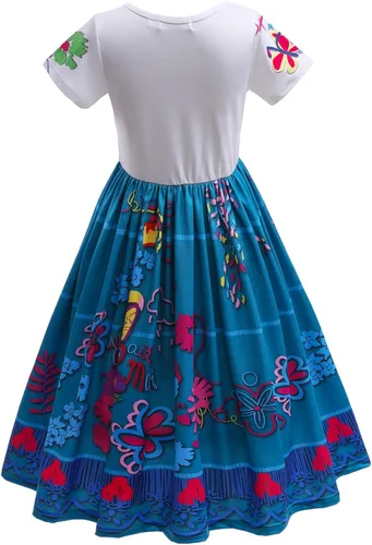 Vista 3 de Vestido de Encanto Isabella Mirabel para niñas disfraz de princesa Madrigal