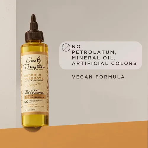 Vista 8 de Carol's Daughter Goddess Strength 7 Oil Blend - Mezcla de aceite para cuero cabelludo y cabello para ondas, espirales y rizos, tratamiento capilar