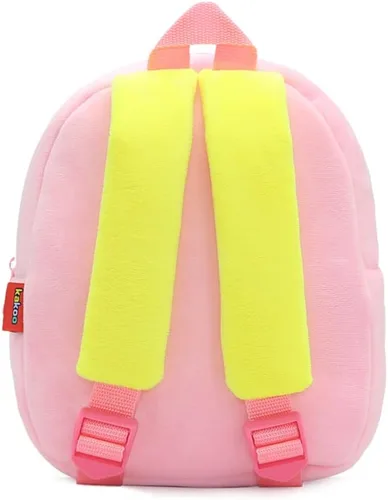 Vista 3 de Mochila para niños y niñas, bonita bolsa de felpa suave para niños pequeños de dibujos animados de animales pequeños, mini mochila pequeña