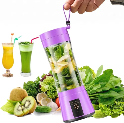 Vista 9 de Batidora de batido de una sola porción, recién exprimida en la cocina Melocotón