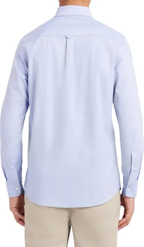 Vista 2 de Nautica Camisa Oxford con botones de manga larga para uniforme escolar para hombre joven
