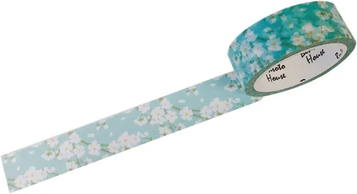 Vista 5 de Wrapables Flores y Verdes Washi Cinta de Enmascarar, 0.591 in x 23.0 ft Hojas de Otoño