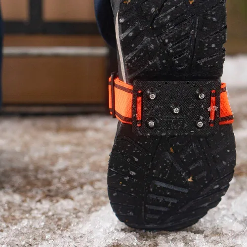 Vista 11 de Tacos de hielo K1 de suela media Patas de tracción fáciles de girar para una transición frecuente en interiores y exteriores, conducción o escalada