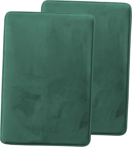 Vista 128 de Clara Clark Alfombra de Baño 24" x 17" - Alfombras de Baño, Tapete de Baño de Espuma Viscoelástica, Afelpado, Acogedor, Ultra Suave, Antideslizante