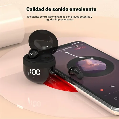 Vista 6 de Pequeños mini auriculares invisibles para el trabajo inalámbricos Bluetooth diminutos de perfil bajo micro pequeños discretos auriculares ocultos