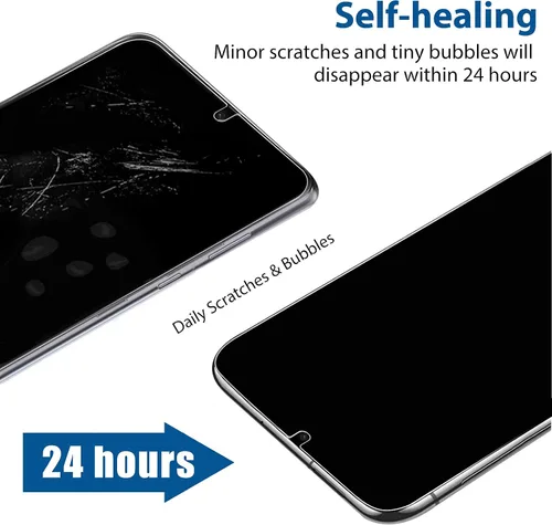 Vista 4 de Paquete de 2 protectores de pantalla de privacidad compatibles con Samsung Galaxy S20 Ultra 5G de 6.9 pulgadas, película de poliuretano