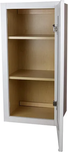 Vista 3 de Gabinete de pared blanco de la coctelera de 9" x 30