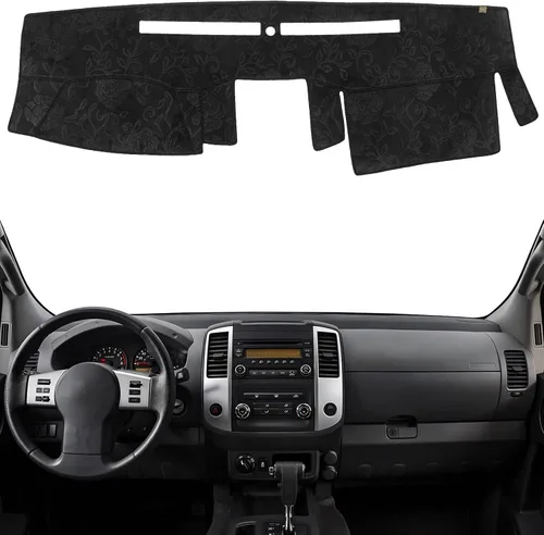 Vista 29 de Alfombrilla Protectora para Salpicadero Compatible con Nissan Altima 2012-2007 (Código de Cuerpo L32, Sin Modelos HUD), Alfombrilla Antirreflejos