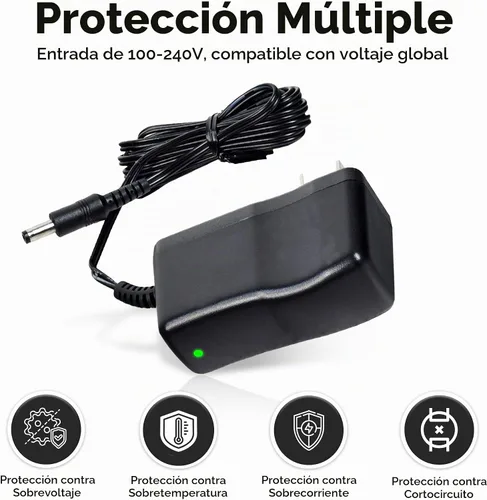 Vista 2 de AlveyTech Cargador de batería coaxial de iones de litio de 22 voltios (21,9 V) de 0,5 amperios, piezas de repuesto para Razor Drift Rider y X