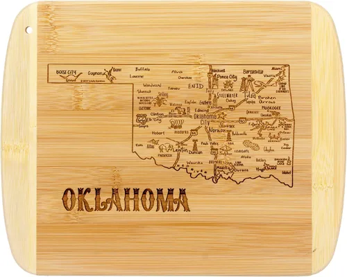 Vista 38 de Totally Bamboo A Slice of Life Alabama State Tabla de servir y cortar, 11 x 8.75 pulgadas