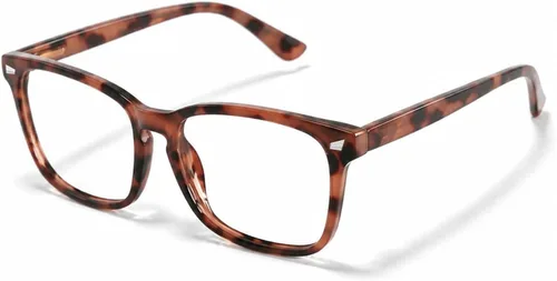 Vista 36 de TIJN Gafas de dormir con bloqueo de luz verde azul, lente de luz roja para juegos de computadora, fatiga de pantalla y protección UV Negro