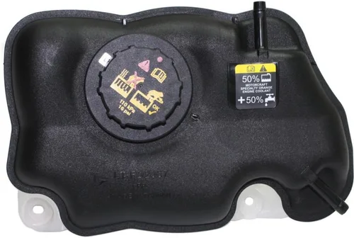 Vista 6 de Evan Fischer Depósito de refrigerante compatible con Ford Mustang 2011-2014 con tapa FO3014120