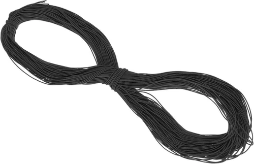 Vista 74 de PATIKIL Cuerda elástica elástica de 109 yardas (328.1 ft), cuerda elástica pesada de 0.059 in, albaricoque para manualidades, correas de gancho