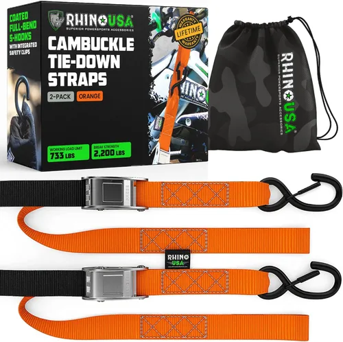 Vista 11 de Rhino USA Cambuckle - Correas de amarre para motocicleta