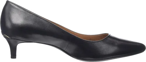 Vista 4 de Calvin Klein Zapatos de tacón Gabrianna para mujer, Cuero negro