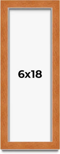 Vista 95 de Marco de 3 x 3 pulgadas de madera maciza de nuez y miel marrón con plexiglás acrílico UV, respaldo de tablero de espuma y accesorios para colgar