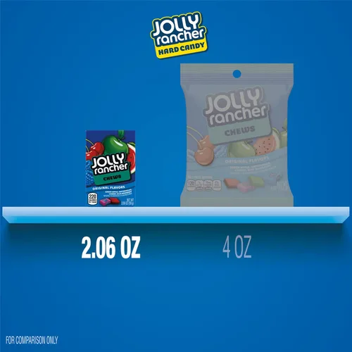 Vista 7 de JOLLY RANCHER Chews - Caja de dulces con sabor a fruta surtida, 2.06 onzas (12 unidades)