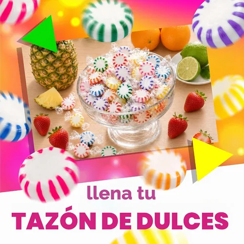 Vista 4 de Fruit Starlights - Caramelos duros envueltos individualmente, bolsa de 1