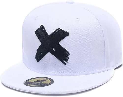 Vista 4 de Quanhaigou Unisex Snapback Hats Adjustable Embroidered Dad Hat Flat Bill Baseball Cap for Men Women