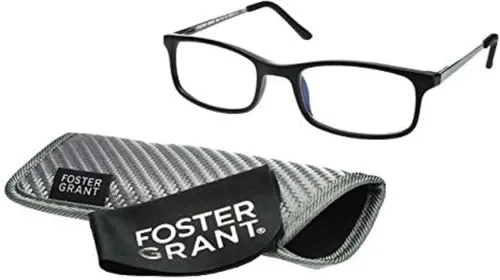 Vista 2 de Foster Grant Kramer E.Readers - Gafas de lectura rectangulares para hombre con filtro de luz azul