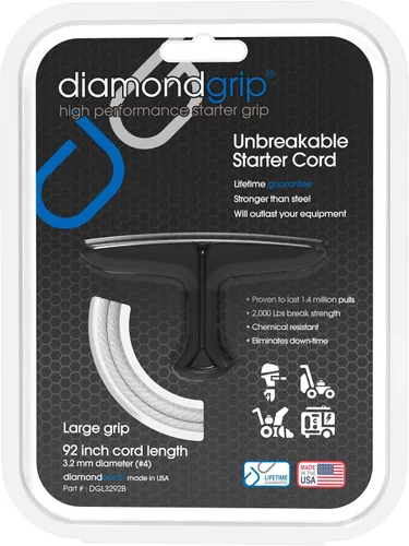 Vista 6 de Diamondcord - Cable de repuesto irrompible para motor de gasolina de 0.110 in x 10 pies