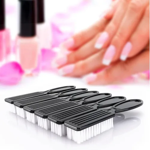 Vista 6 de NICEMOVIC 10 cepillos de uñas para limpiar las uñas, cepillo limpiador de uñas con agarre de mango, cepillo limpiador de uñas de mano, herramientas