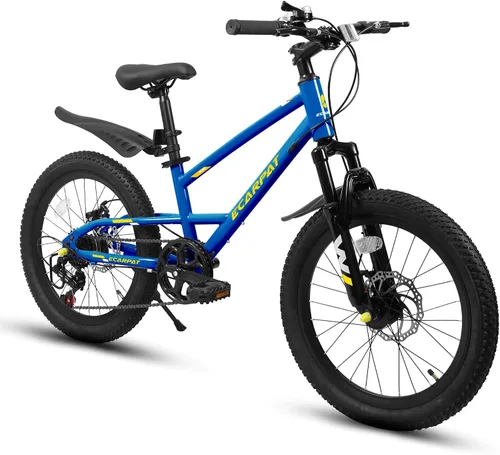 Vista 13 de Bicicleta de montaña para niños de 20 pulgadas, bicicleta de montaña para niños y niñas de 8 a 12 años, 7 velocidades para adolescentes, bicicletas