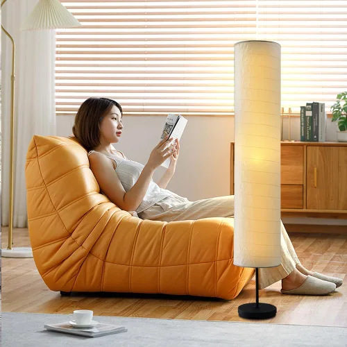 Vista 3 de Lámpara de pie de papel, lámpara de pie, lámpara de pie de papel, decoración de habitación, farol de luz para dormitorio, tocador, sala de estar