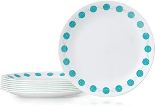 Vista 6 de Corelle Platos de Pan Resistentes a las Astillas, 8 Piezas, Sand Sketch