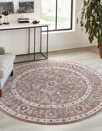 Vista 14 de Unique Loom Eco Traditional Collection - Alfombra de área - Coherance (rectangular 2' 0" x 3' 0", gris carbón/marfil)