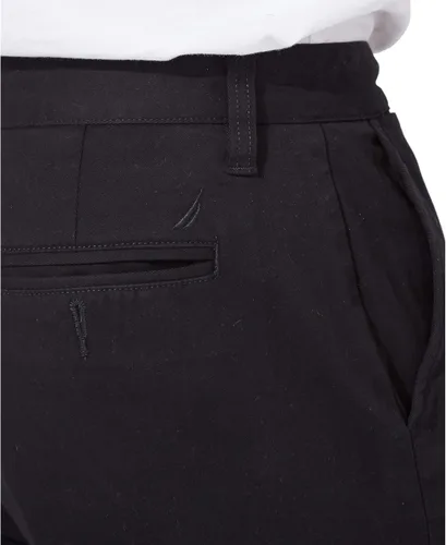 Vista 4 de Nautica Pantalón chino liso elástico con parte delantera plana para hombre