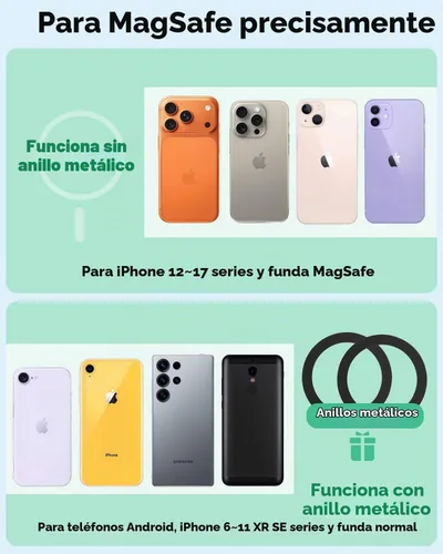 Vista 7 de DEGUM Soporte magnético para teléfono para carrito de golf, compatible con MagSafe iPhone 17 Pro Max Air serie 16, 15, 14, 13, 12, para aplicaciones