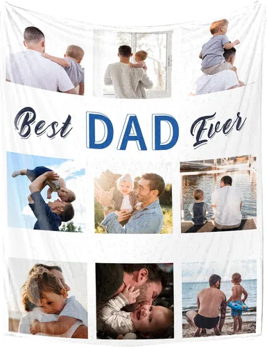 Vista 15 de Manta personalizada con foto, manta personalizada con imagen, regalos personalizados para pareja, mamá, papá, novia, novio, amigo, cumpleaños
