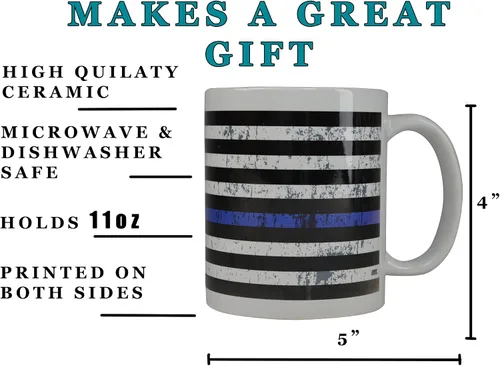Vista 6 de Rogue River Tactical Divertida taza de café con la bandera de Estados Unidos, paquete de taza de café con la bandera de Estados Unidos, paquete