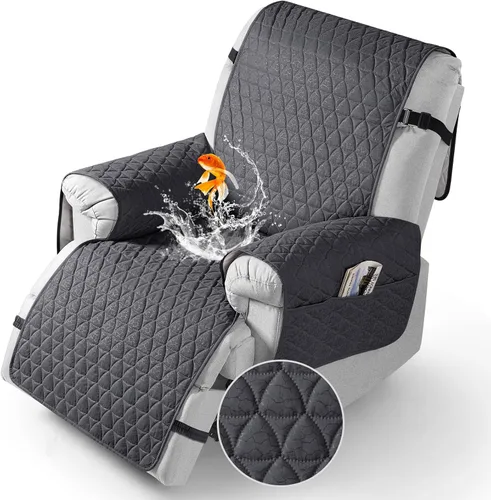 Vista 19 de TAOCOCO Funda para Sillón Reclinable 100% Impermeable - Funda para Sillón Reclinable con Gránulos Antideslizantes, Fundas para Sillas Reclinables