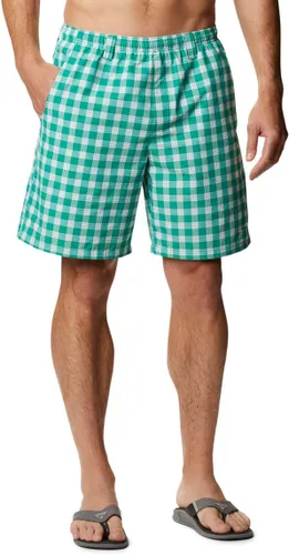 Vista 119 de Columbia Super Backcast - Pantalón corto de agua para hombre Impresión de tinte negro
