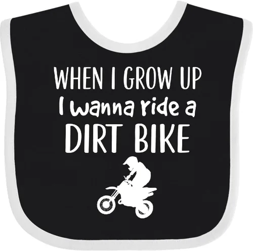 Vista 19 de inktastic Babero para bebé de motocross Future Dirt Biker