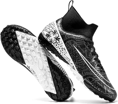 Vista 5 de Zapatos de fútbol para hombre, botas de fútbol para hombre, botas de fútbol de césped para entrenamiento profesional al aire libre, zapatillas