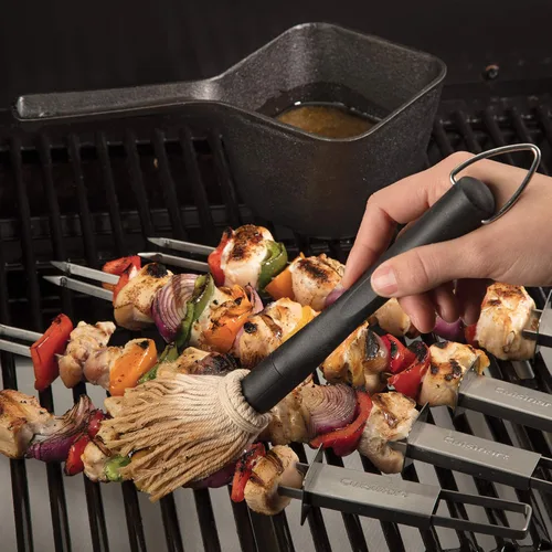 Vista 2 de Cuisinart CBP-300 cacerola y pincel de hierro fundido para untar