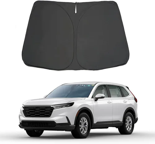 Vista 19 de Parasol plegable para parabrisas delantero de automóvil, protector de parasol de ajuste personalizado para Honda CR-V 2012 2013 2014 2015 2016