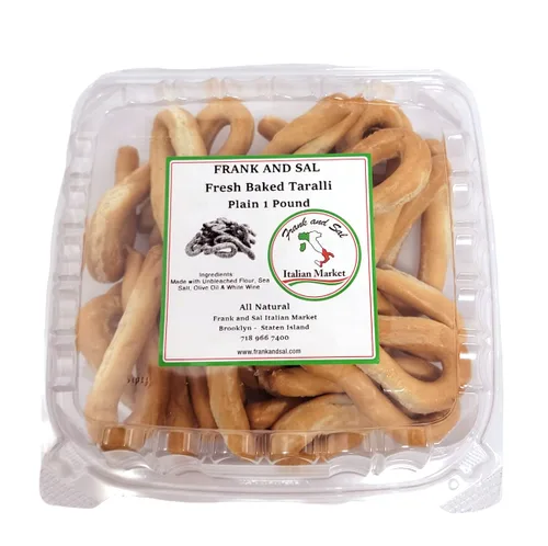 Vista 2 de Taralli liso totalmente natural, hecho a mano en Frank and Sal Bakery - Biscuit - 1 libra