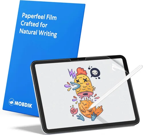 Vista 15 de MOBDIK Paquete de 2 protectores de pantalla Paperfeel compatibles con iPad Air 3 2019/iPad Pro 10.5 2017, película mate, antirreflejos, menos