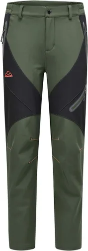 Vista 3 de Gopune Pantalones de invierno para mujer, senderismo, esquí, snowboard, impermeables, softshell aislantes