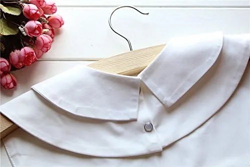Vista 4 de Cuello de camisa postiza desmontable para mujer, de Magik
