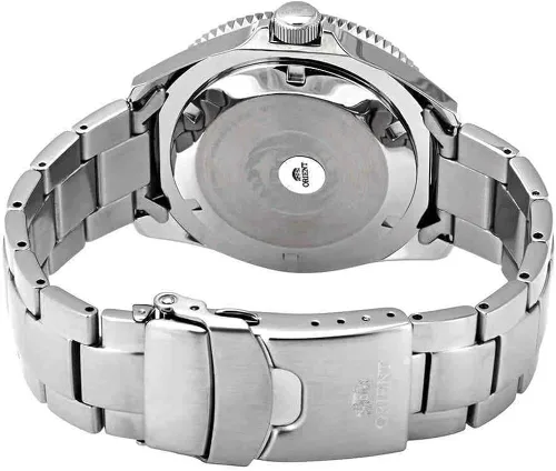 Vista 2 de Orient RA-AA0009L - Reloj de buceo automático de acero inoxidable con bisel azul y esfera azul para hombre Reloj de buceo