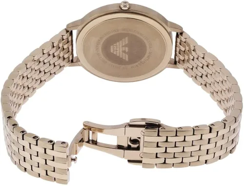 Vista 6 de Emporio Armani AR11062 Reloj de vestir para mujer con pantalla analógica, reloj de cuarzo rosa, Rosado