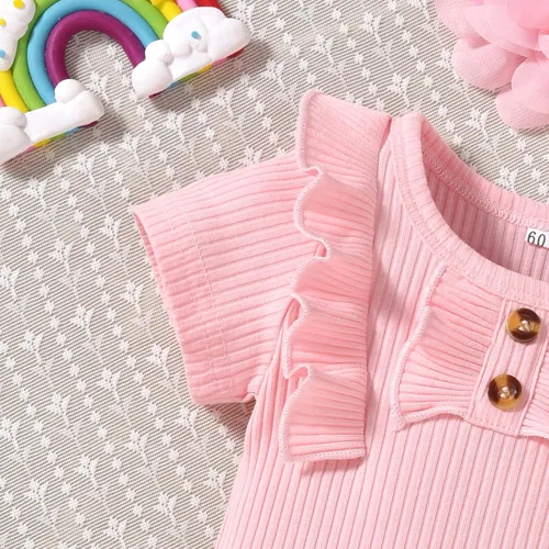 Vista 4 de Aalizzwell Traje de verano para bebés recién nacidos